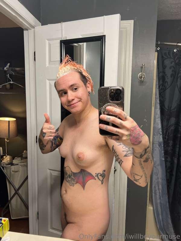 the stages to dying my hair but in nudes instead of a video