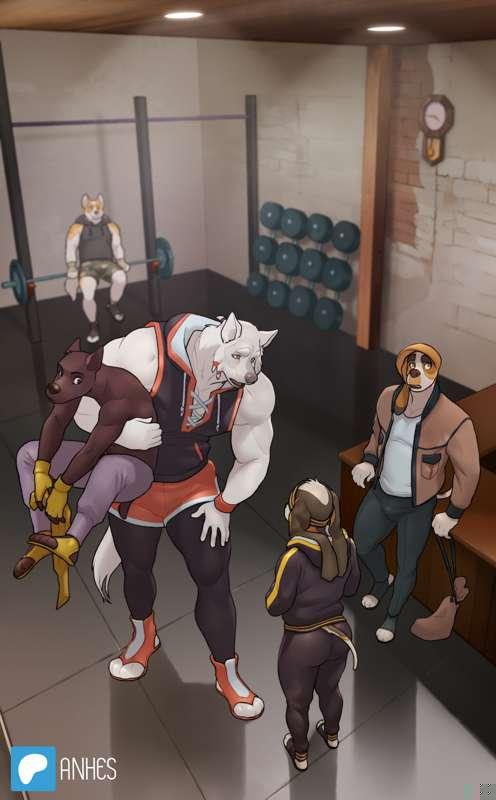 Entering gym (warning)