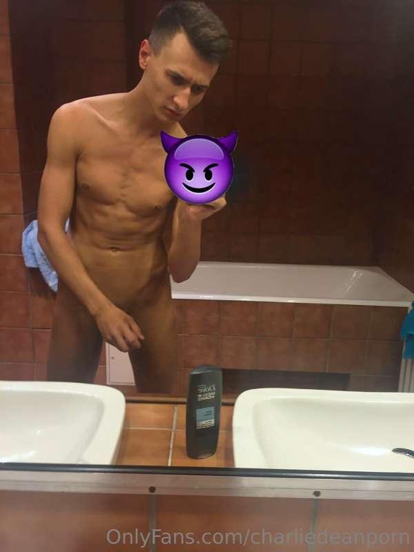Time in the bathroom🚿 just before a scene and yes, sometimes..