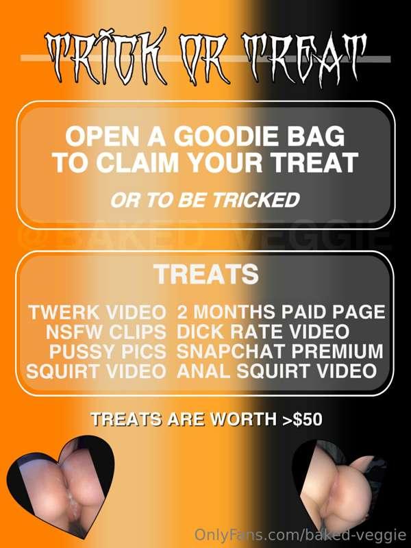 Come **trick or treat** with me! 🎃
Be on the lookout in your..