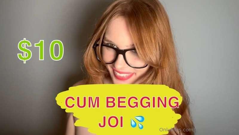 CUM BEGGING JOI| BEGGING FOR YOUR CUM! Only $10 to own~ 5 mi..