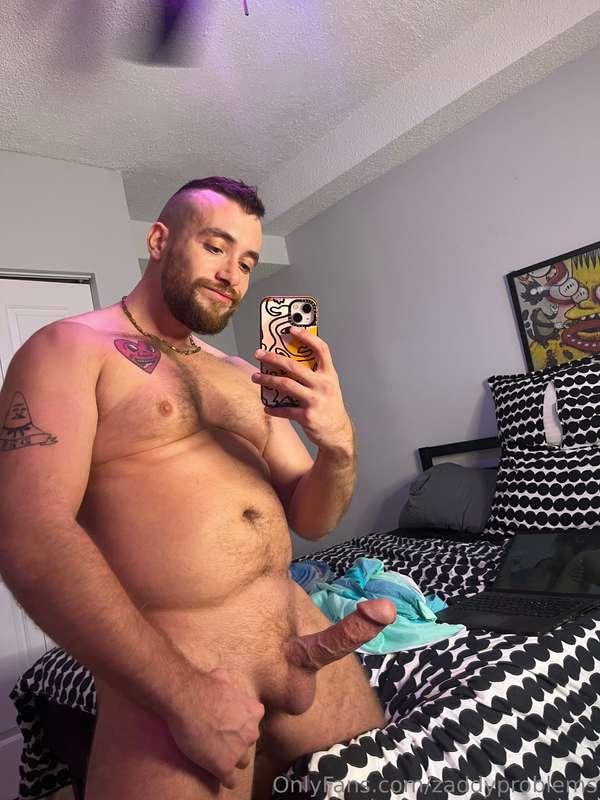Rub my belly while I fuck you?