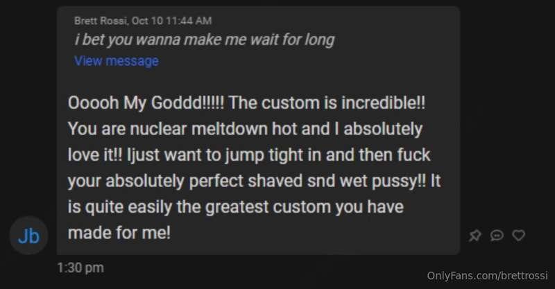 I'm going to do a special from today until Sunday, ANY CUSTO..