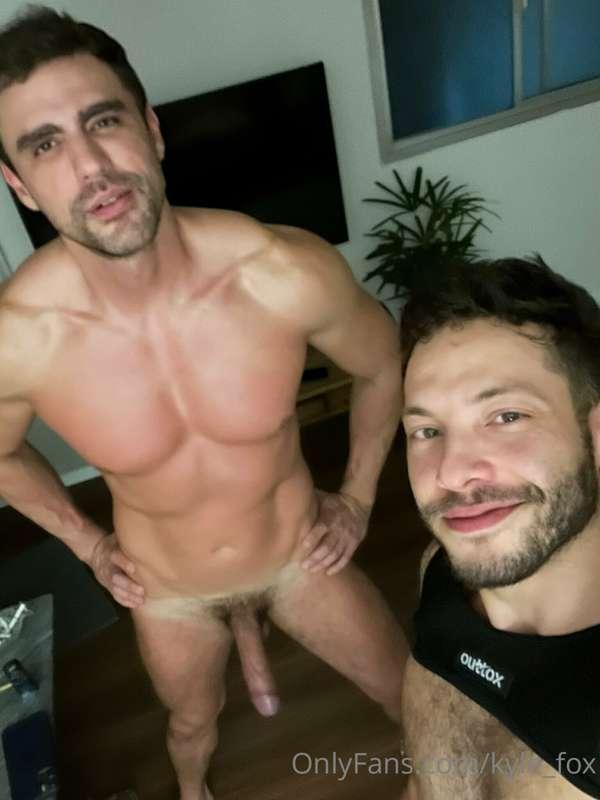 Just filmed an orgy scene with sexy @johnbrachalli . Stay tu..