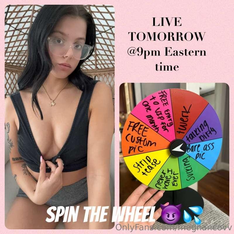 ‼️‼️**ATTENTION**‼️‼️ ***First ever spin the wheel game***😈 ..