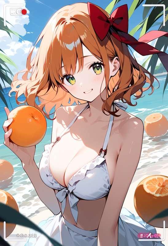 Orange girl