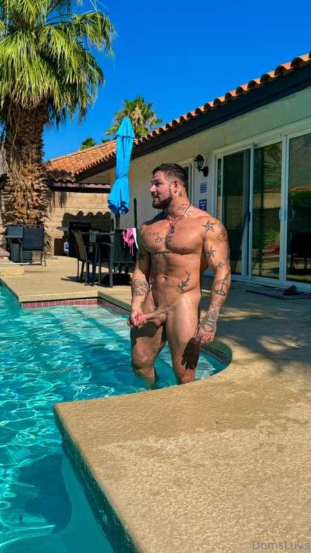 Me at the pool being a fool 😂