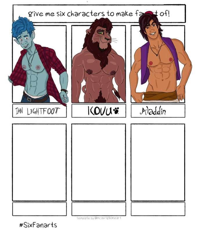 Six Sexy Disney Guys 3) Aladdin