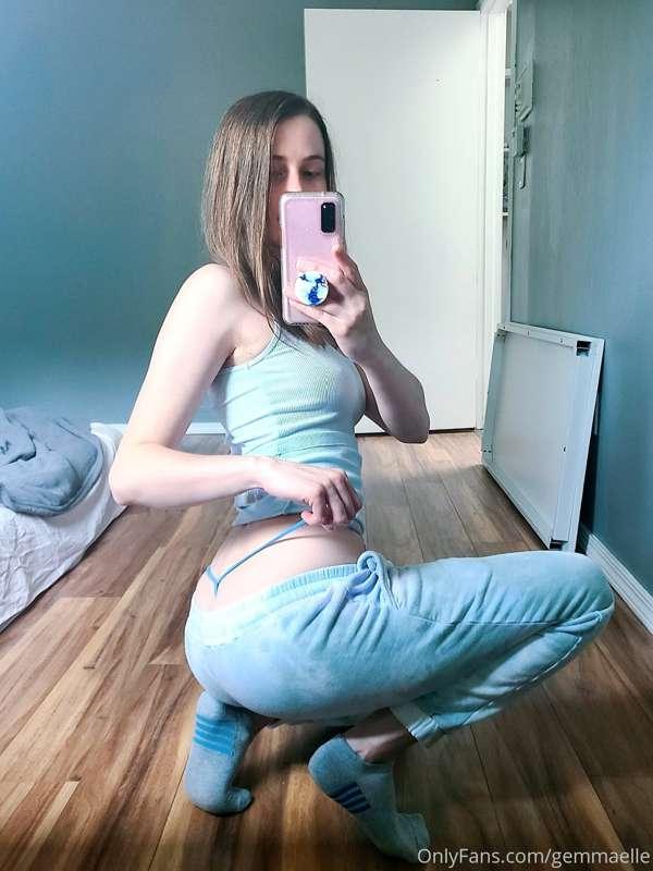 Wearing blue to match my new walls💙 feeling inspired for my ..