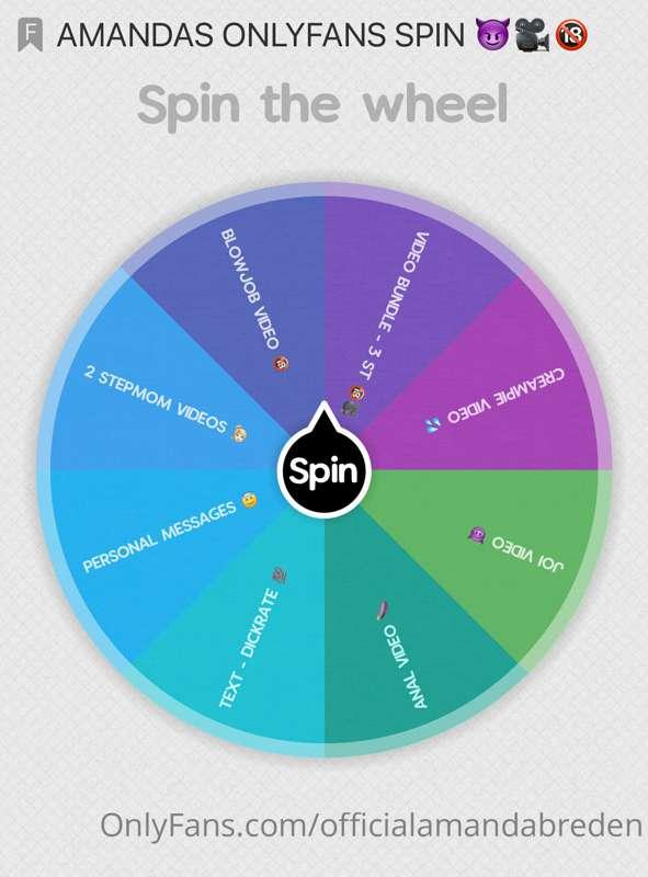 SPIN THE WHEEL 😈
Are you ready to have some fun? 

Today we ..