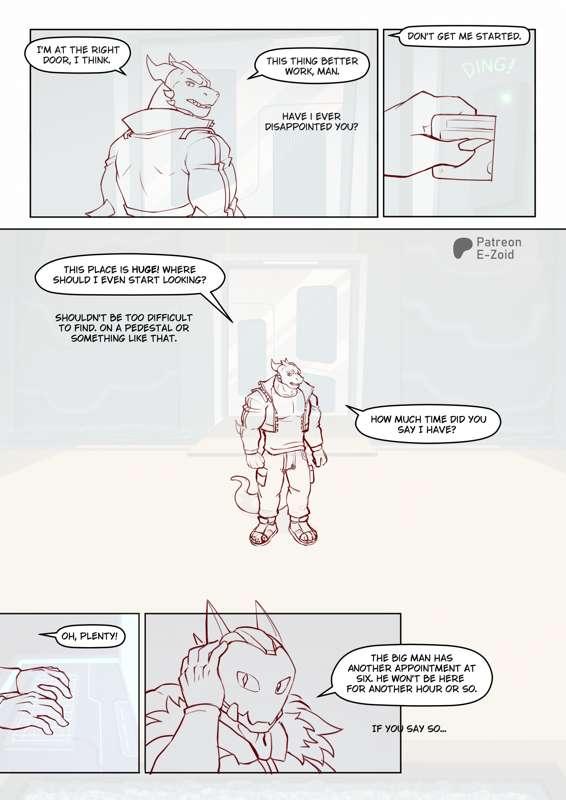Huge Trouble - Page 1 (Wip Sketch)