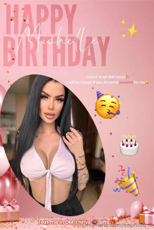 Hey loves, it’s my BIRTHDAY today 🎂✨I’m already waiting for ..