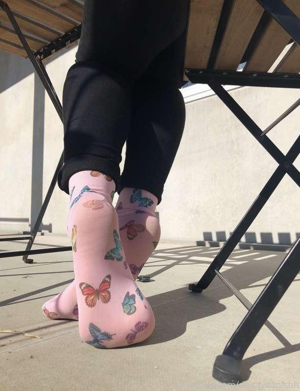 9 PICS
ft. foot soles, clean & dirty, pink butterfly socks, ..