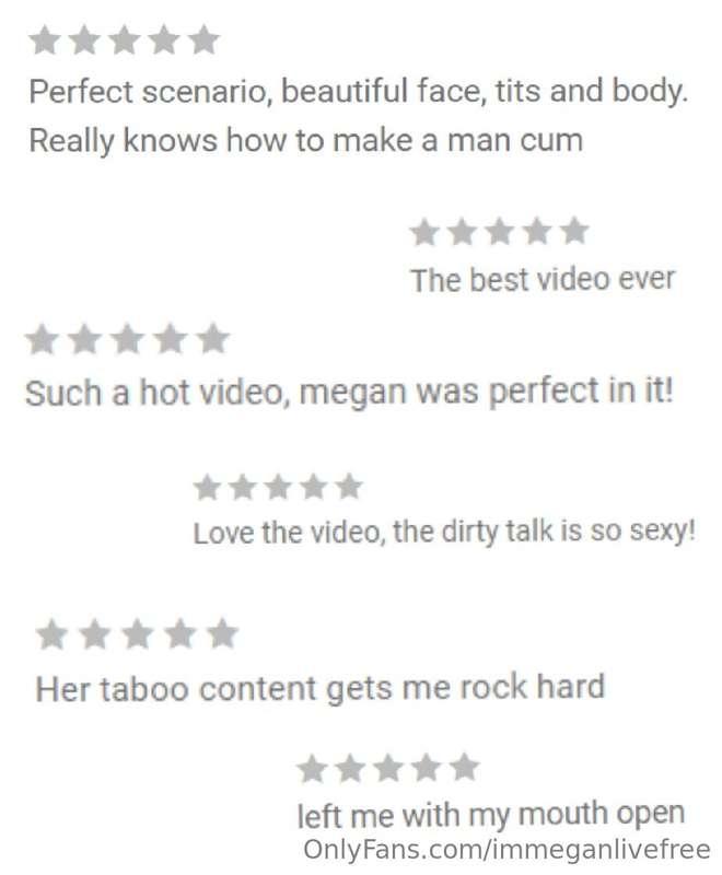 Some of your reviews after watching the exclusive videos ava..