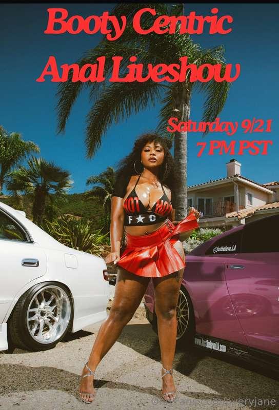 ANAL LIVESHOW 🍩 ‼️ TOMORROW NIGHT ‼️8 PM PST • RIGHT HERE