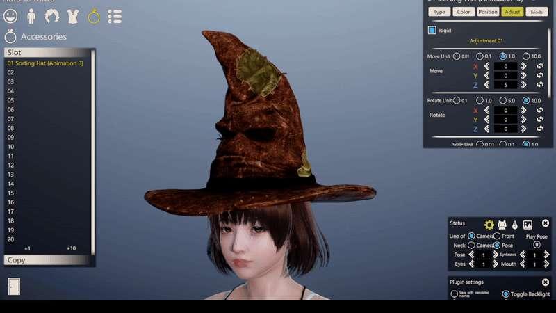 [HS2] Sorting Hat (with Animations)