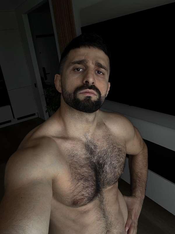 Just finished 🫡 #fitguy #shredded #hairychest #abs #man #alpha
