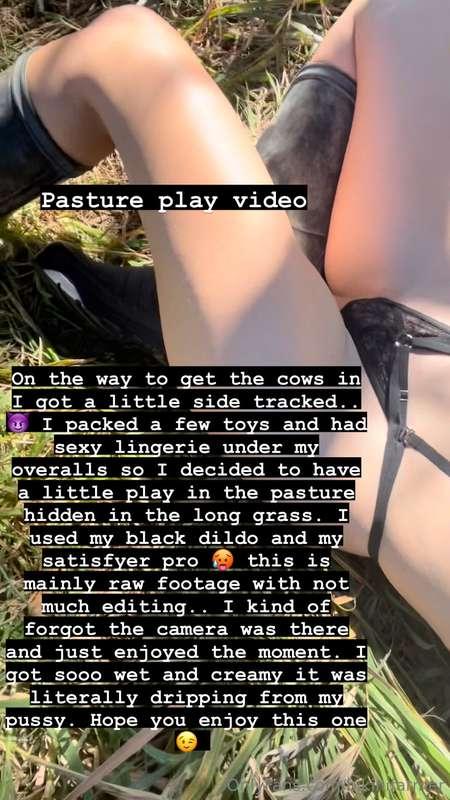 Pasture Play Video 😈🌾