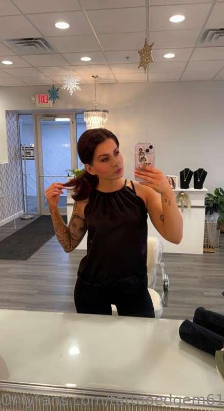 Fridays at the salon 💖 did you know I’m a salon owner and th..