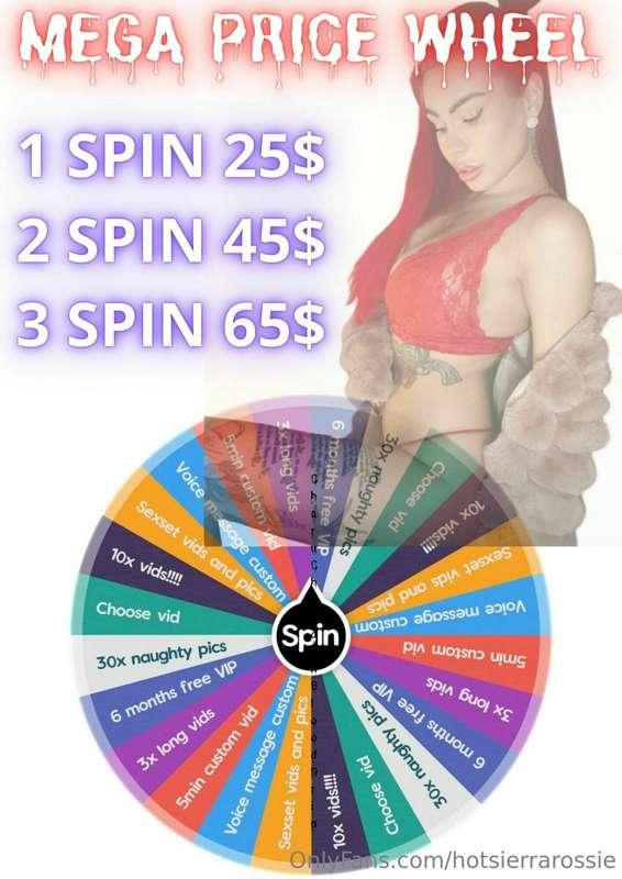 MEGA PRIZES!!! Mega wheel 🥳🥳 Lets win a lot of big things! 1..