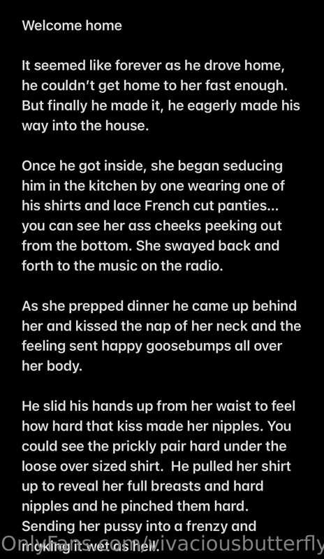 Story time…. 😈 

He can’t wait to get home to me…. 
Here is ..