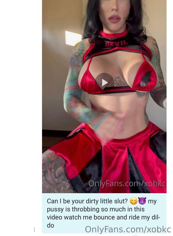 New video in dms or send me a $20 tip and I’ll send to you 😈..