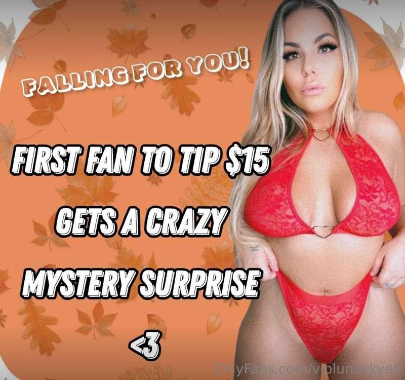 **Be the first fan to get a crazy mystery surprise for only ..