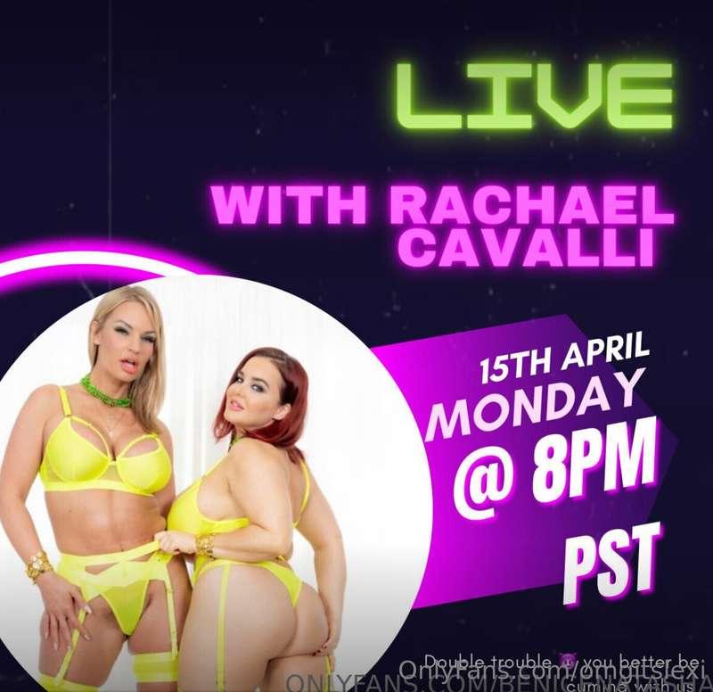 **GG LIVE SHOW WITH @benicenatasha & @rachaelcavalli 😈

Cum ..