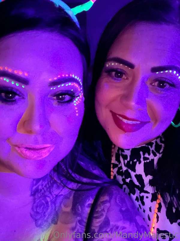 Had to do glow party on repeat one more night!!!