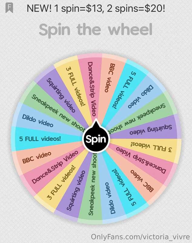 🎰 NEW WHEEL! Let’s play a game! 🎰  How does it work?: -In my..