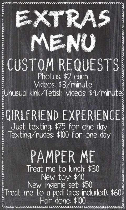 Updated optional extras. 😊