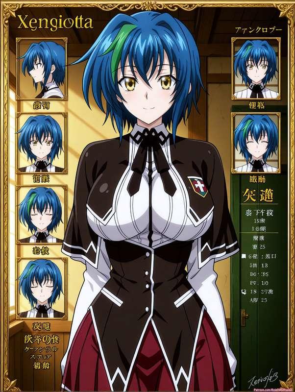 Xenovia Quarta of Highchool DxD Sexy Poses [Gen 2.5]