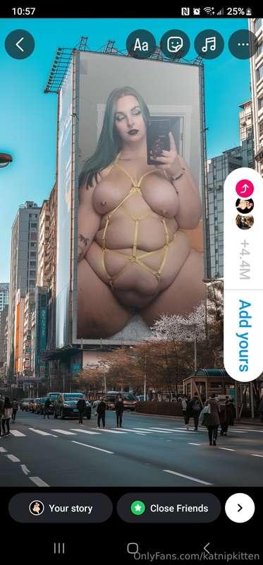 Did one of those insta filter things but I couldn't post it ..