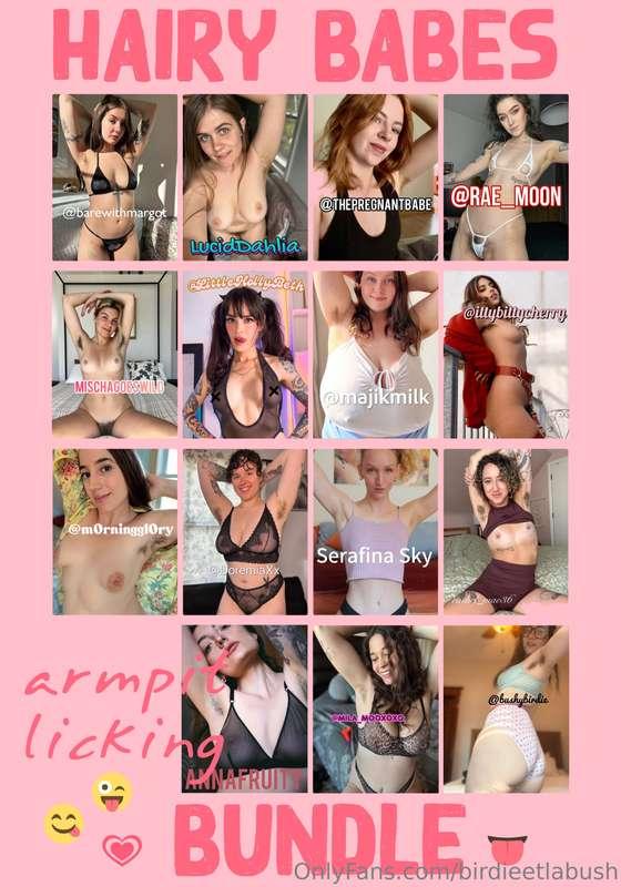 The ultimate hairy armpit worship collection you DON’T want ..