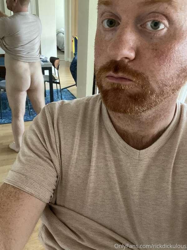 My butt is so white. I just get burned or freckled. Also! I ..