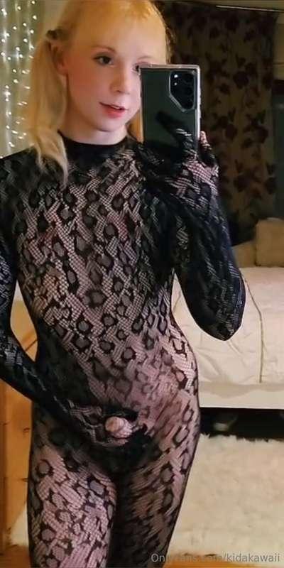 Make my soft clit grow in my lingerie as you pound me agains..