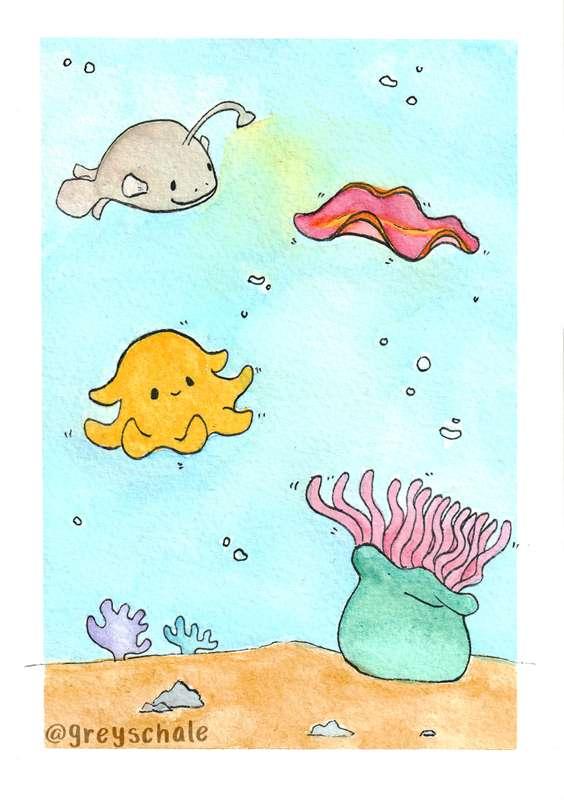 Underwater Colouring Sheets