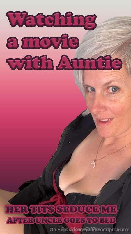 Salivating over seeing your really hot Aunt's tits while eat..