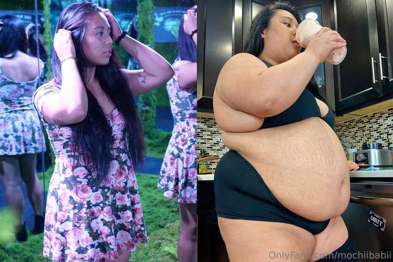 One Year of Gluttony Comparison | Photo SetOriginally Create..