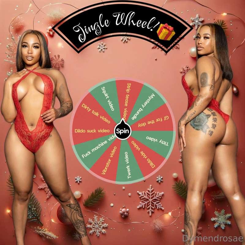 🎅🏾🎄 GET IN THE HOE-LIDAY SPIRIT & SPIN THE WHEEL ❤️ $10 PER ..