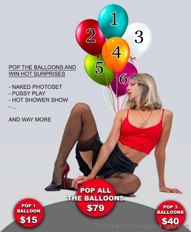 **POP and WIN!** 🎈🎉💦  Choose the color of your balloons, squ..