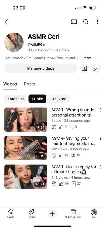 New channel underway💜