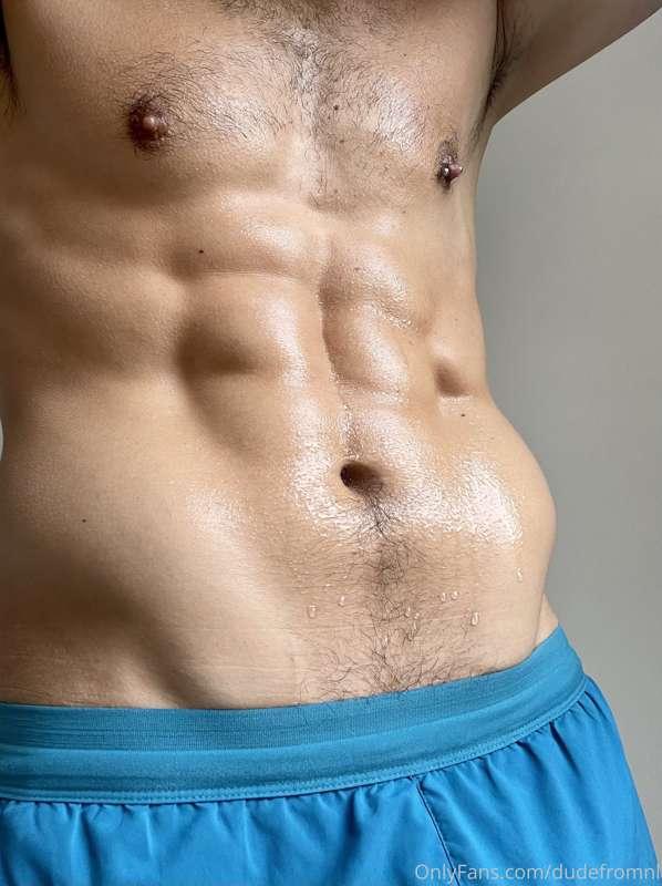 Finished my morning workout… which always makes me super hor..