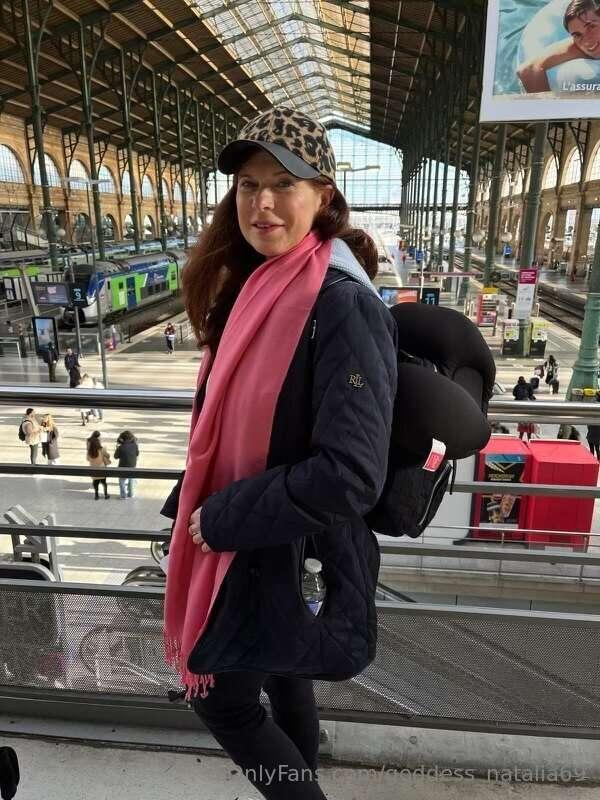 Train Station in France on the way to London 5 more day I wi..