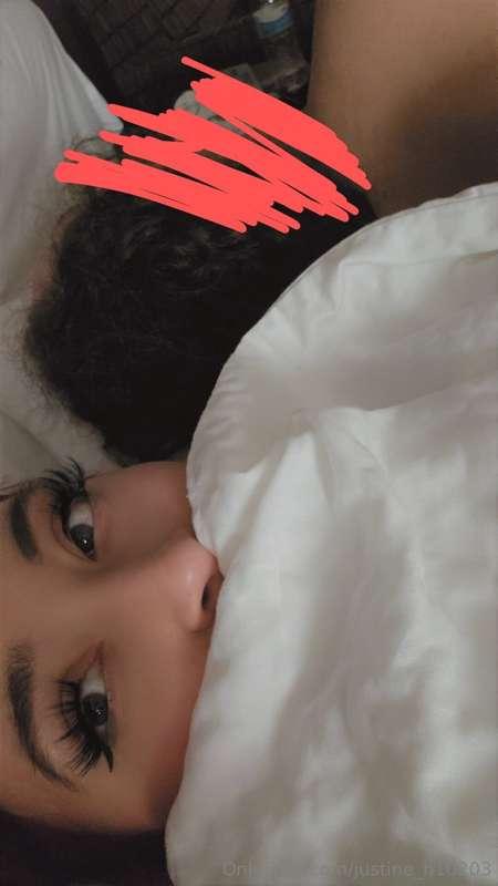 Went to a rock concert last night... currently laying in bed..