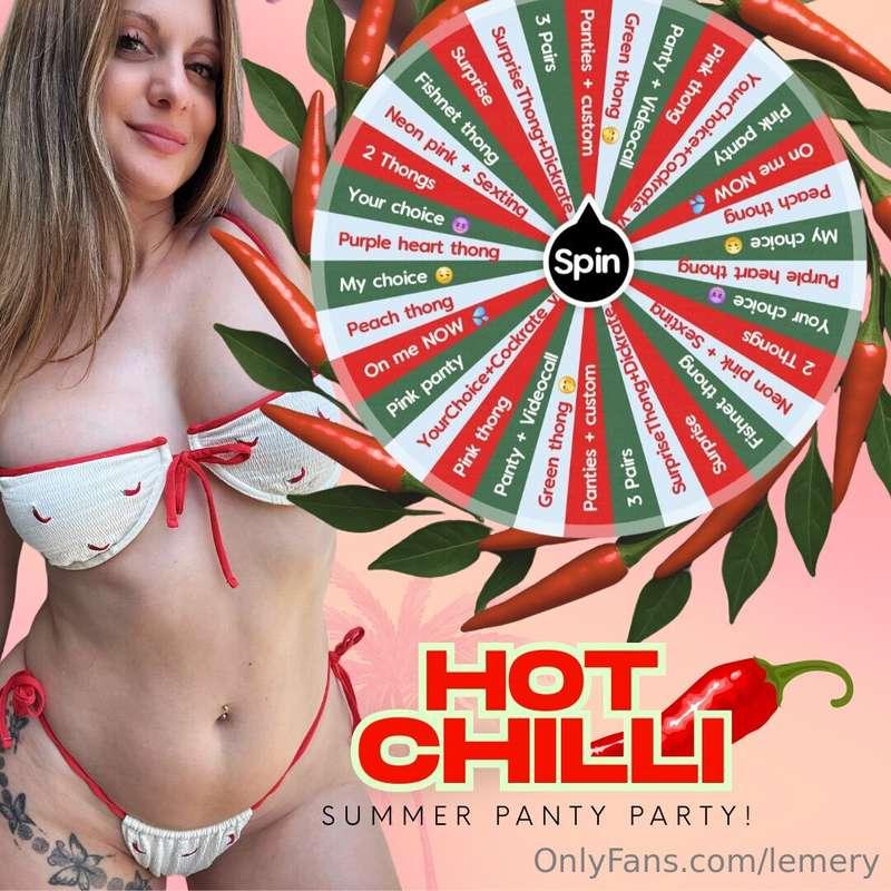 ☀️HOT CHILLI PANTY PARTY 🌶️🔥It’s summer, it’s hot, and my pa..