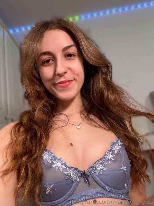 What do you think to my blue lingerie? I don’t wear blue oft..