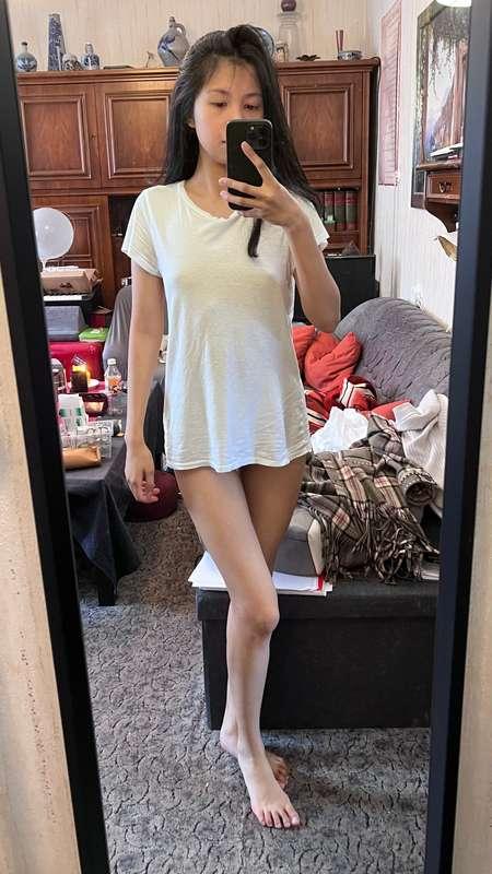 Kann ich so rausgehen? Oder lenk ich dann zu sehr ab?War eig..