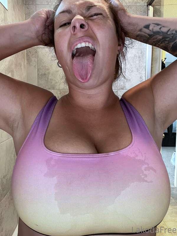 sweat or milk daddy?1 I guess well never know!!!!!