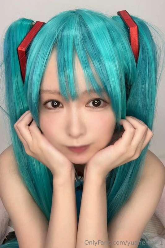 The Hatsune Miku cosplay ...🥺✨❣️
I've always wanted to do it..